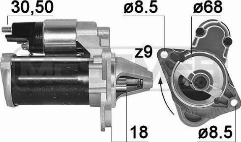 Messmer 220226A - Стартер vvparts.bg