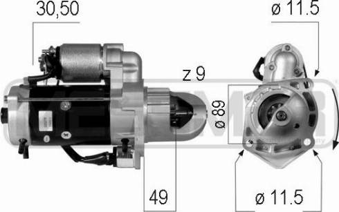 Messmer 220278A - Стартер vvparts.bg