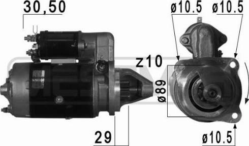 Messmer 220741A - Стартер vvparts.bg