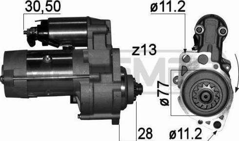 Messmer 220764A - Стартер vvparts.bg