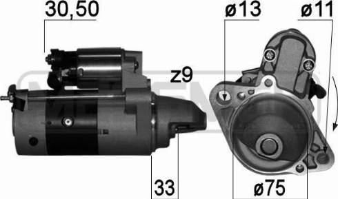 Messmer 220763A - Стартер vvparts.bg