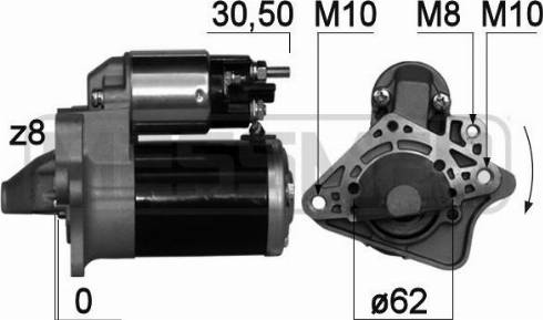 Messmer 220762A - Стартер vvparts.bg