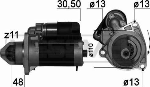 Messmer 220724A - Стартер vvparts.bg