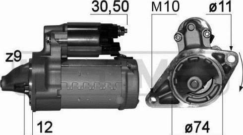 Messmer 220776A - Стартер vvparts.bg