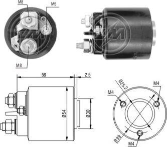 Messmer ZM490 - Магнитен превключвател, стартер vvparts.bg