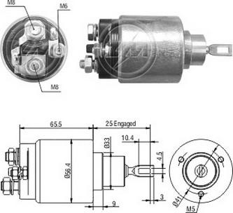 Messmer ZM4473 - Магнитен превключвател, стартер vvparts.bg