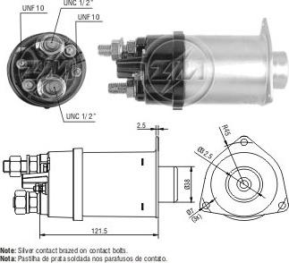 Messmer ZM459 - Магнитен превключвател, стартер vvparts.bg