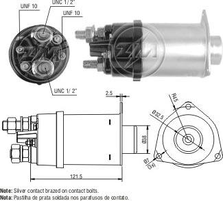 Messmer ZM461 - Магнитен превключвател, стартер vvparts.bg