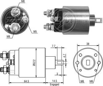 Messmer ZM485 - Магнитен превключвател, стартер vvparts.bg