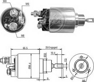 Messmer ZM479 - Магнитен превключвател, стартер vvparts.bg