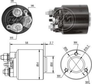 Messmer ZM591 - Магнитен превключвател, стартер vvparts.bg