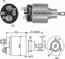 Messmer ZM573C - Магнитен превключвател, стартер vvparts.bg