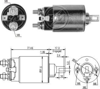 Messmer ZM690 - Магнитен превключвател, стартер vvparts.bg