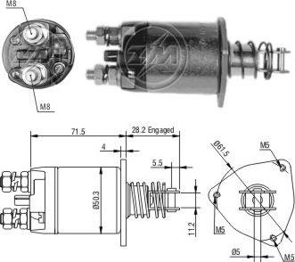 Messmer ZM652 - Магнитен превключвател, стартер vvparts.bg