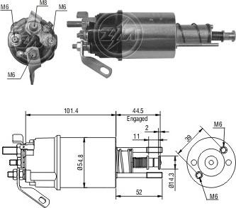 Messmer ZM610 - Магнитен превключвател, стартер vvparts.bg