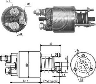 Messmer ZM6395 - Магнитен превключвател, стартер vvparts.bg