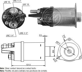 Messmer ZM2460 - Магнитен превключвател, стартер vvparts.bg