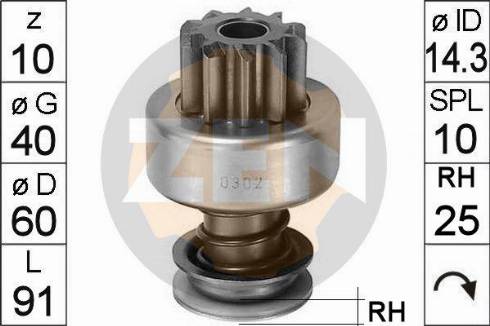 Messmer ZN0302 - Зъбно колелце, стартер vvparts.bg