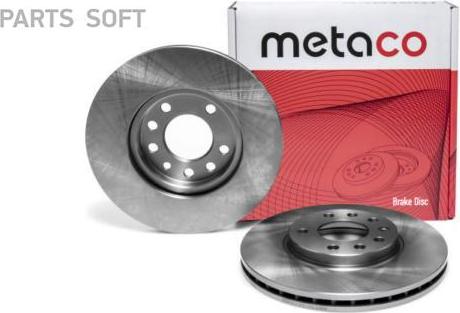 METACO 3050-014 - Спирачен диск vvparts.bg