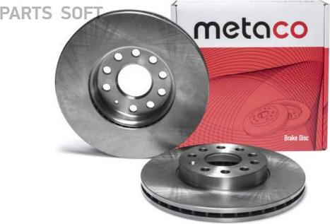METACO 3050-026 - Спирачен диск vvparts.bg