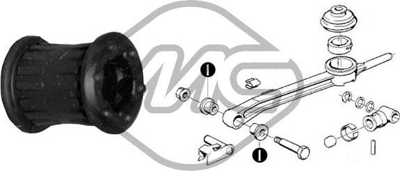 Metalcaucho 05791 - Втулка, превключваща щанга vvparts.bg