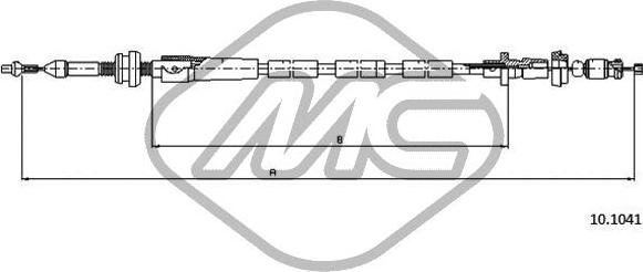 Metalcaucho 80613 - Жило за газ vvparts.bg