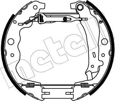 Metelli 51-0340 - Комплект спирачна челюст vvparts.bg