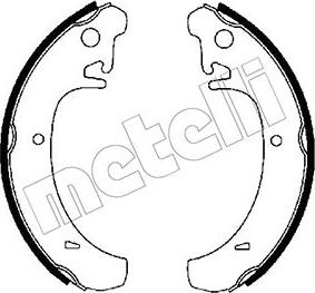 Metelli 53-0456 - Комплект спирачна челюст vvparts.bg