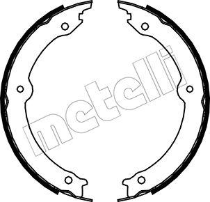 Metelli 53-0451 - Комплект спирачна челюст, ръчна спирачка vvparts.bg