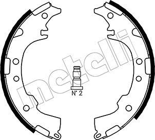 Metelli 53-0434 - Комплект спирачна челюст vvparts.bg