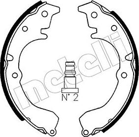 Metelli 53-0424 - Комплект спирачна челюст vvparts.bg