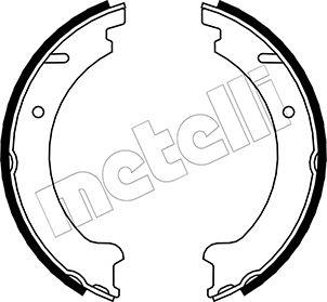 Metelli 53-0478 - Комплект спирачна челюст, ръчна спирачка vvparts.bg