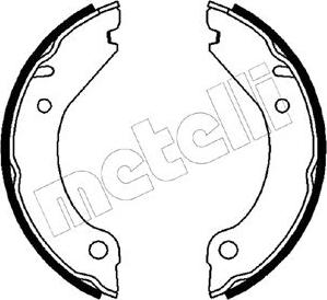 Metelli 53-0473 - Комплект спирачна челюст, ръчна спирачка vvparts.bg