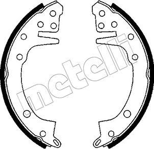 Metelli 53-0598 - Комплект спирачна челюст vvparts.bg