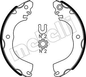 Metelli 53-0509 - Комплект спирачна челюст vvparts.bg