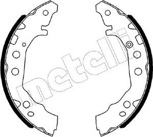 Metelli 53-0526 - Комплект спирачна челюст vvparts.bg