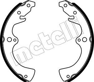 Metelli 53-0577 - Комплект спирачна челюст vvparts.bg