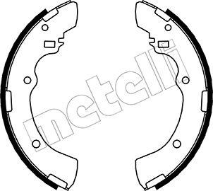 Metelli 53-0600 - Комплект спирачна челюст vvparts.bg