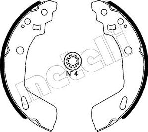 Metelli 53-0633 - Комплект спирачна челюст vvparts.bg