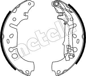 Metelli 53-0093 - Комплект спирачна челюст vvparts.bg