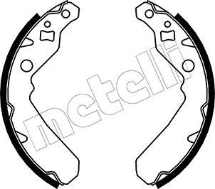 Metelli 53-0045 - Комплект спирачна челюст vvparts.bg