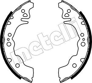 Metelli 53-0043 - Комплект спирачна челюст vvparts.bg