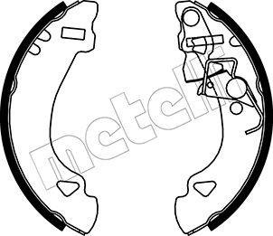 Metelli 53-0069 - Комплект спирачна челюст vvparts.bg