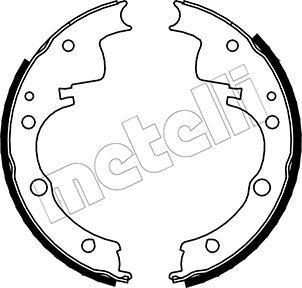 Metelli 53-0064 - Комплект спирачна челюст vvparts.bg