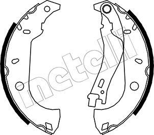 Metelli 53-0067 - Комплект спирачна челюст vvparts.bg