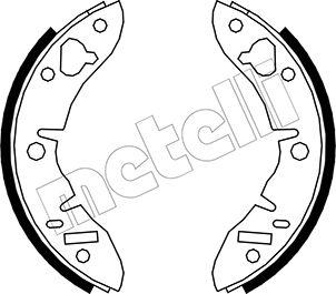 Metelli 53-0004 - Комплект спирачна челюст vvparts.bg