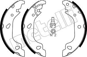 Metelli 53-0080 - Комплект спирачна челюст vvparts.bg