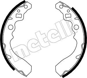 Metelli 53-0034 - Комплект спирачна челюст vvparts.bg