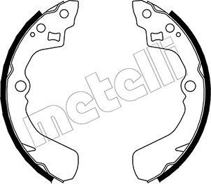 Metelli 53-0037 - Комплект спирачна челюст vvparts.bg