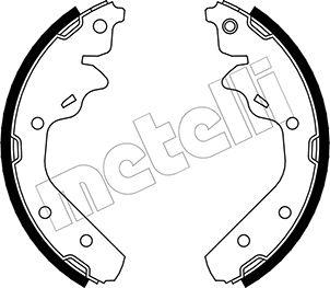 Metelli 53-0028 - Комплект спирачна челюст vvparts.bg